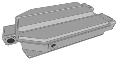 牵引变流柜三维图